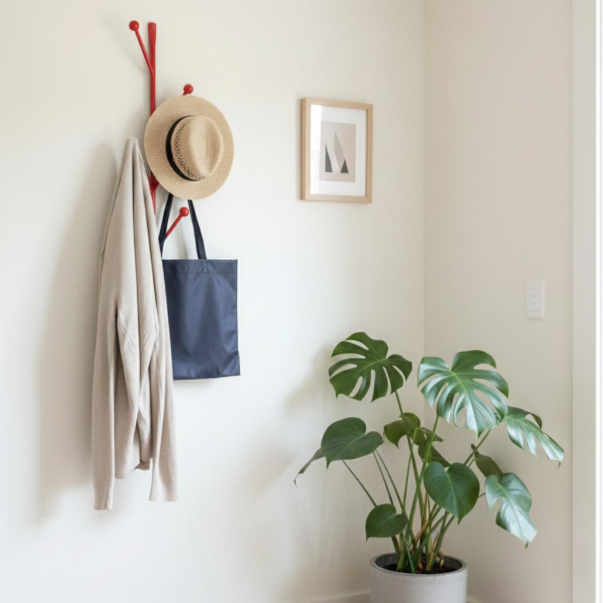 Modern Tree Coat Rack | Wall Mounted Entryway Organizer