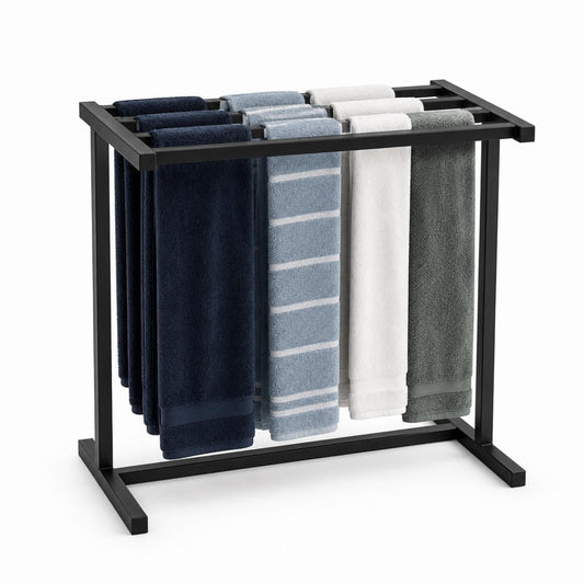 Pool Towel Rack, Outdoor Towel Rack, Freestanding Poolside Towel Holder, Beach Towel Rack, Steel Towel Drying Rack, Pool Stor