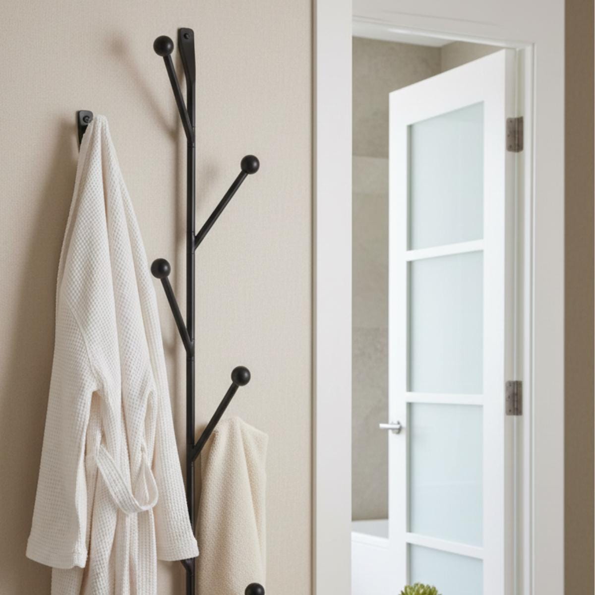Modern Tree Coat Rack | Wall Mounted Entryway Organizer