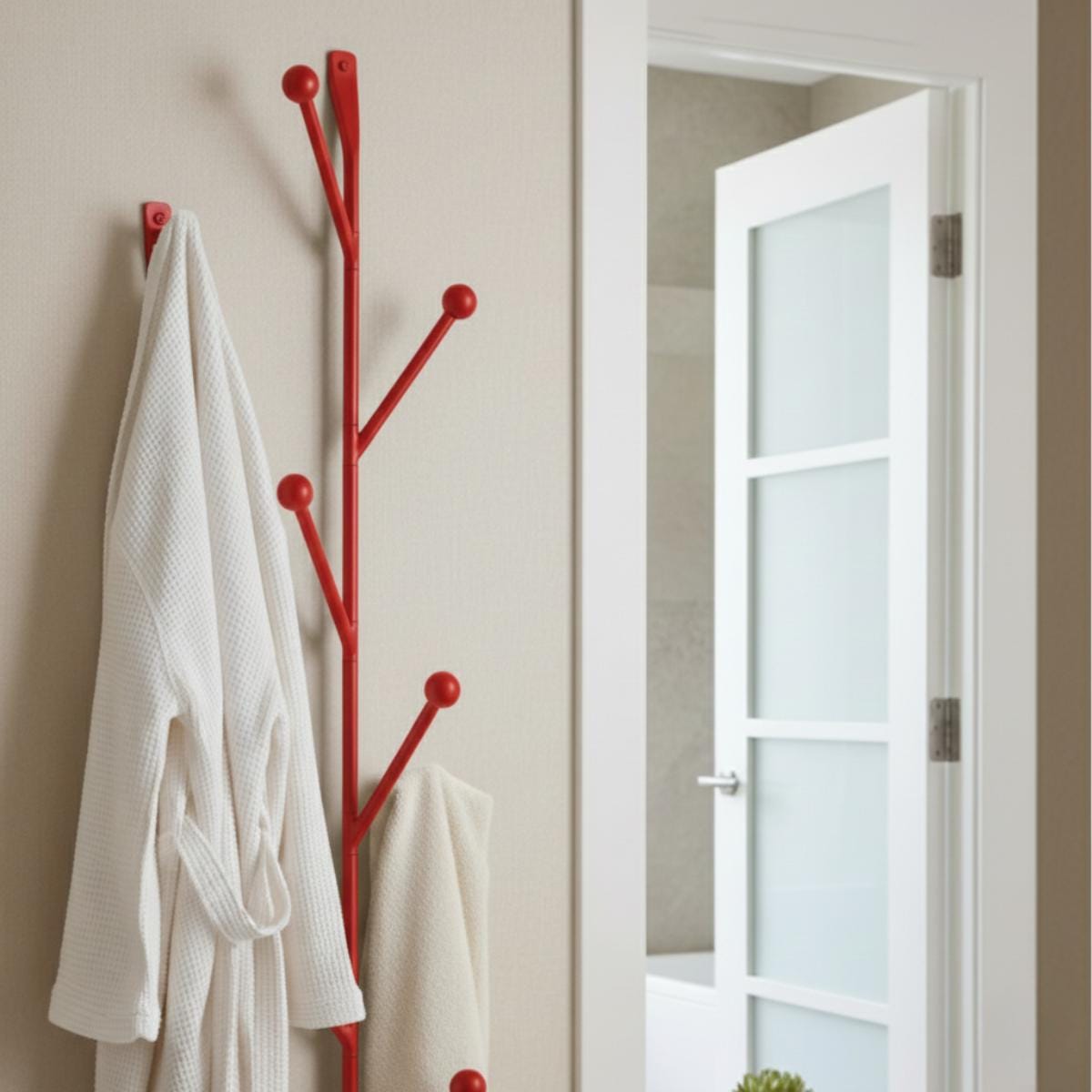 Modern Tree Coat Rack | Wall Mounted Entryway Organizer