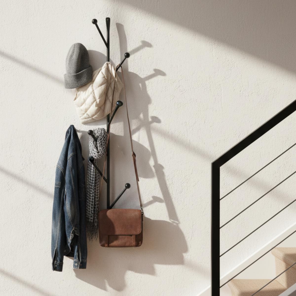 Modern Tree Coat Rack | Wall Mounted Entryway Organizer