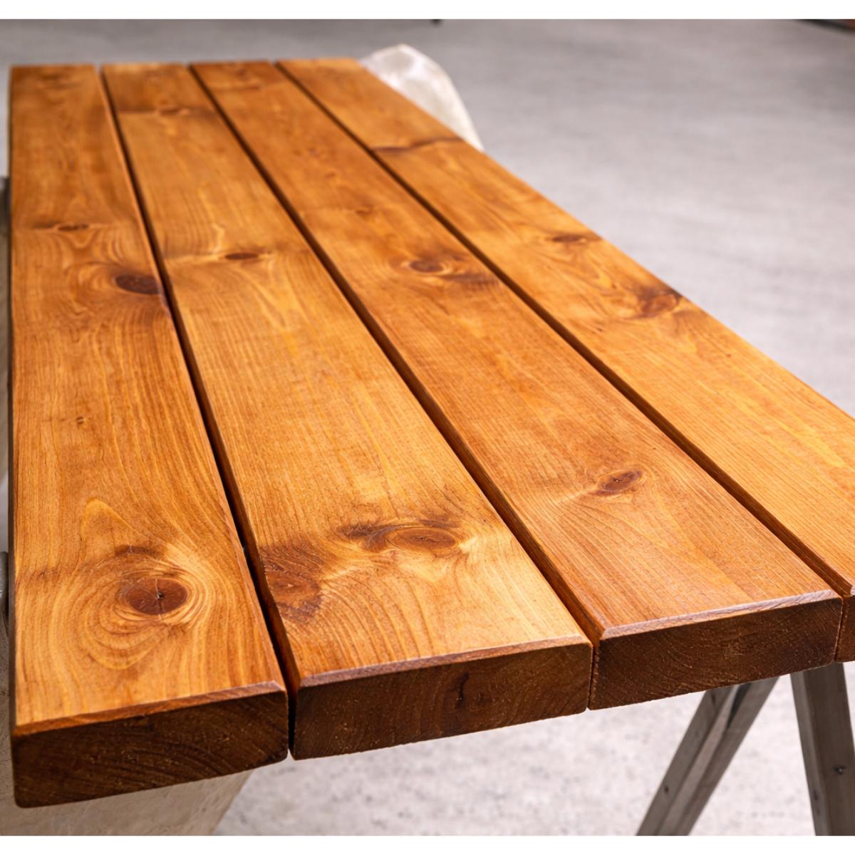 Outdoor Metal Frame Bench With Wood Slat Top, Rustic Garden Bench, Patio Seating, Handmade Steel Garden Furniture, Custom Bac