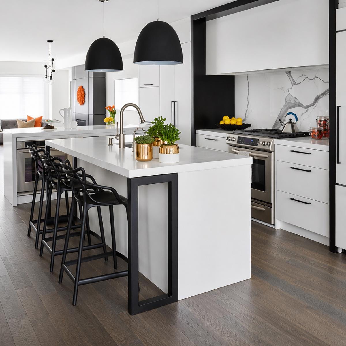 Kitchen Island Legs Metal Table Legs Bar Height Counter Height Custom Steel Table Base Modern Industrial Furniture Legs