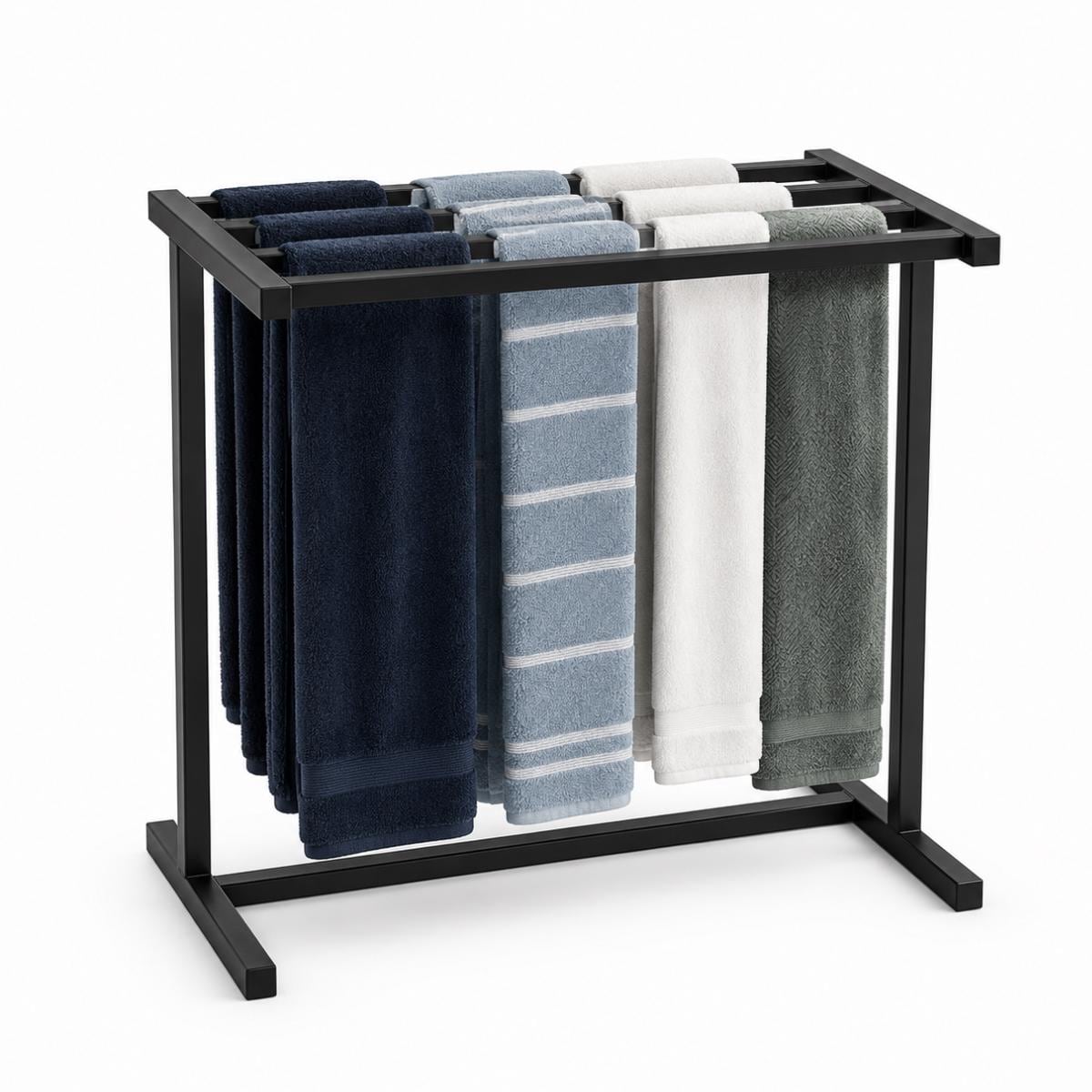 Pool Towel Rack, Outdoor Towel Rack, Freestanding Poolside Towel Holder, Beach Towel Rack, Steel Towel Drying Rack, Pool Stor