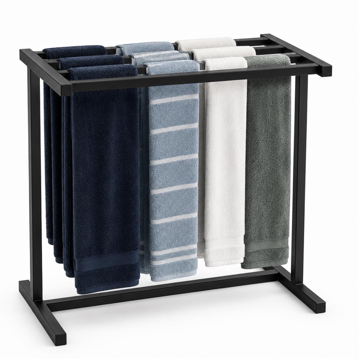 Pool Towel Rack, Outdoor Towel Rack, Freestanding Poolside Towel Holder, Beach Towel Rack, Steel Towel Drying Rack, Pool Stor