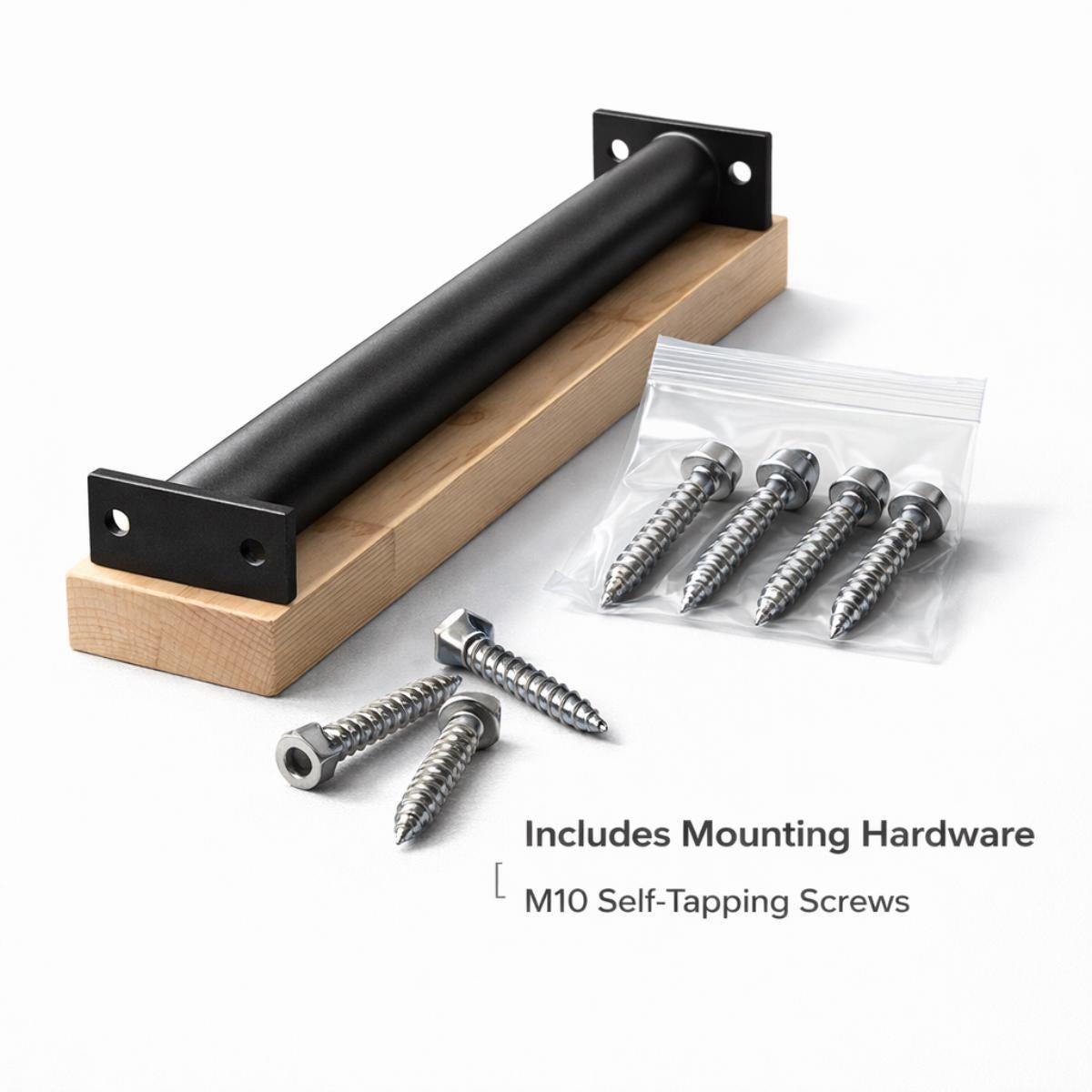 Metal pull up bar wall mounted fitness bar for home gym
