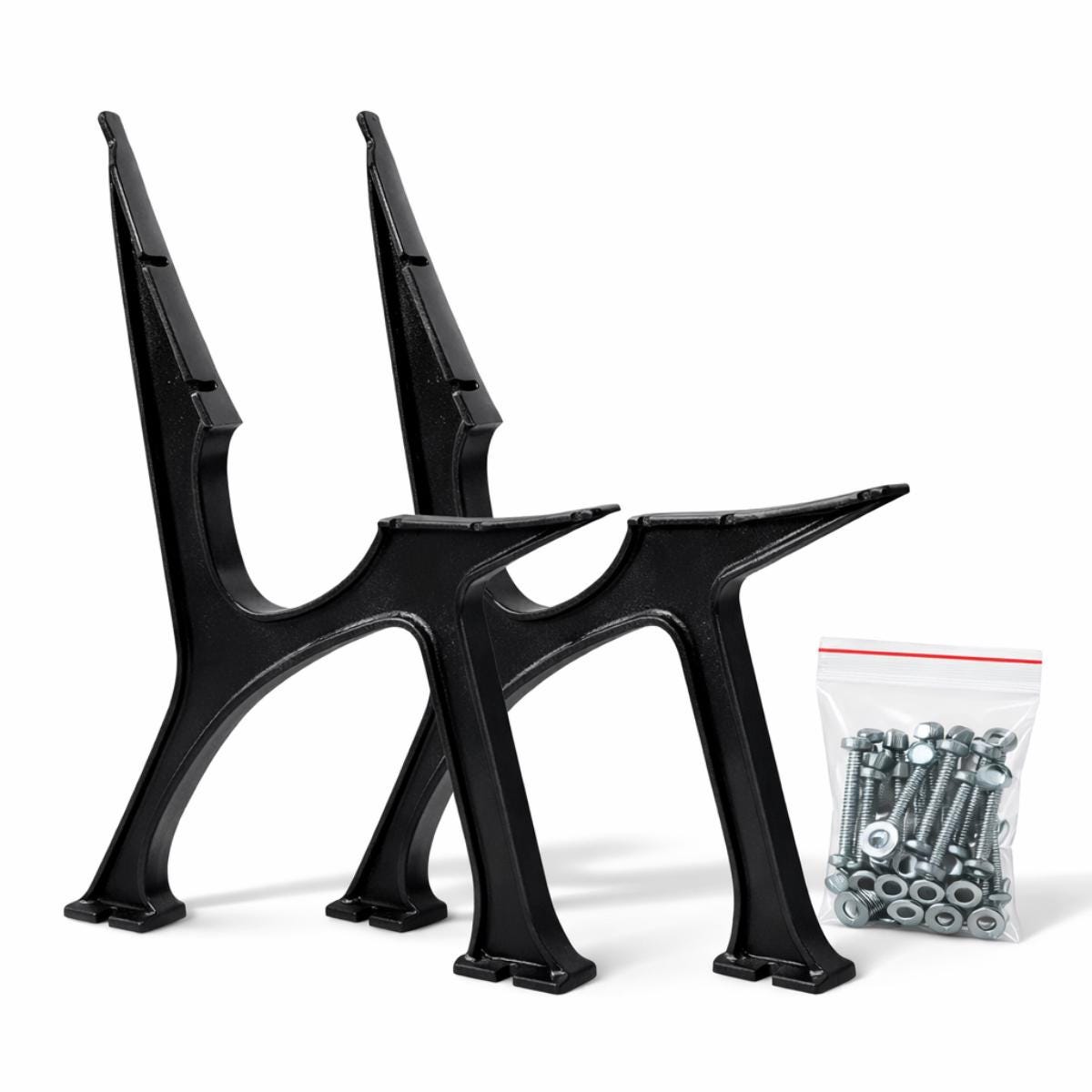 Patio bench wood metal outdoor seating furniture