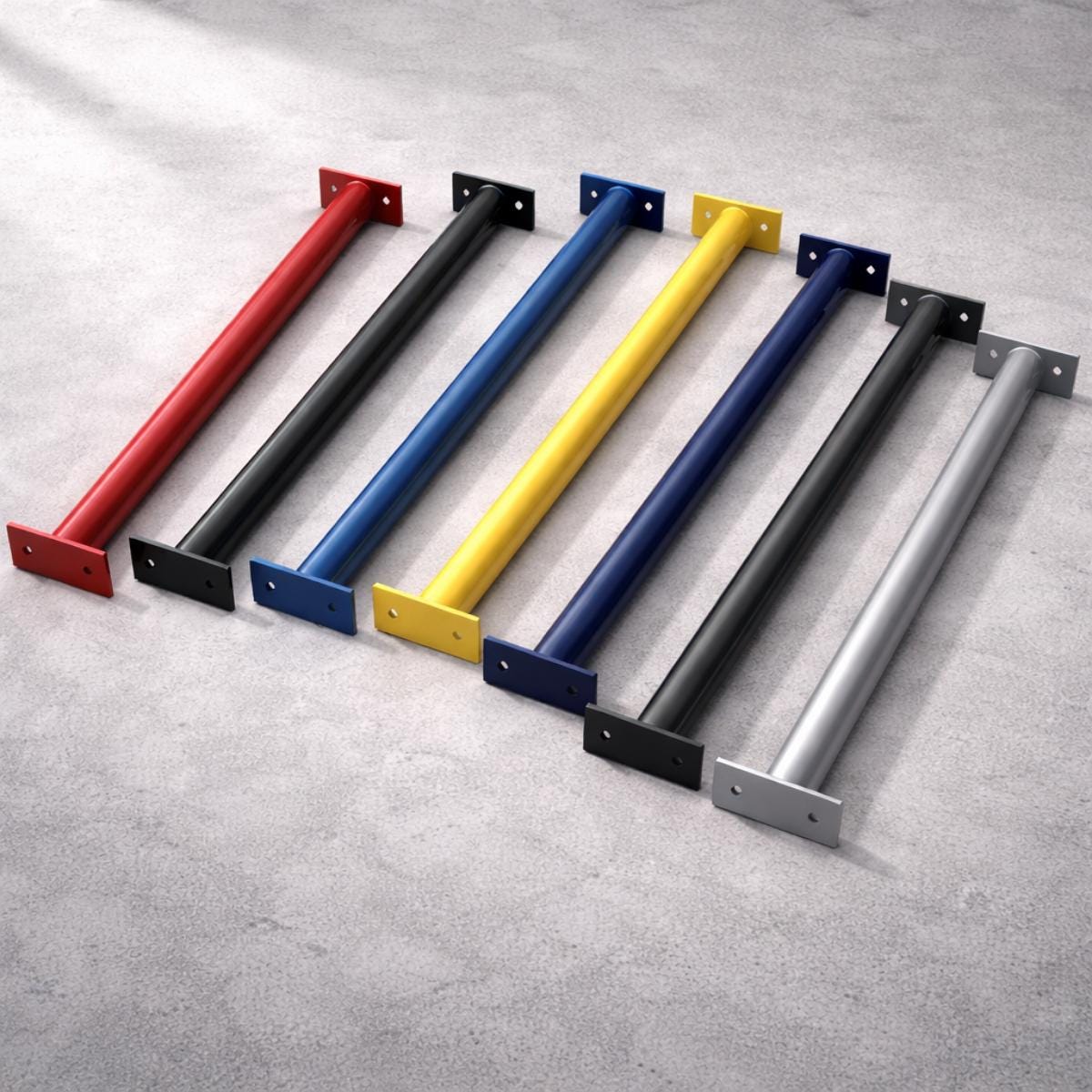 Wall mounted workout bar metal pull up bar for strength training